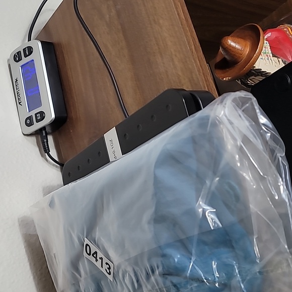 Y2K Energie Babydoll Crochet Knit Top Size S Teal Blue Twilight Core Elena Goth - Picture 10 of 11